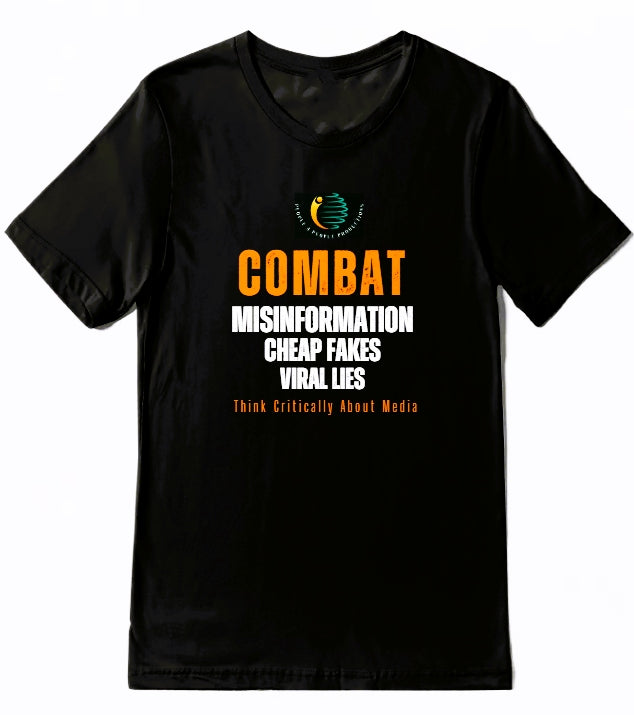 Combat Misinformation Cheap Fakes & Viral Lies T-Shirt